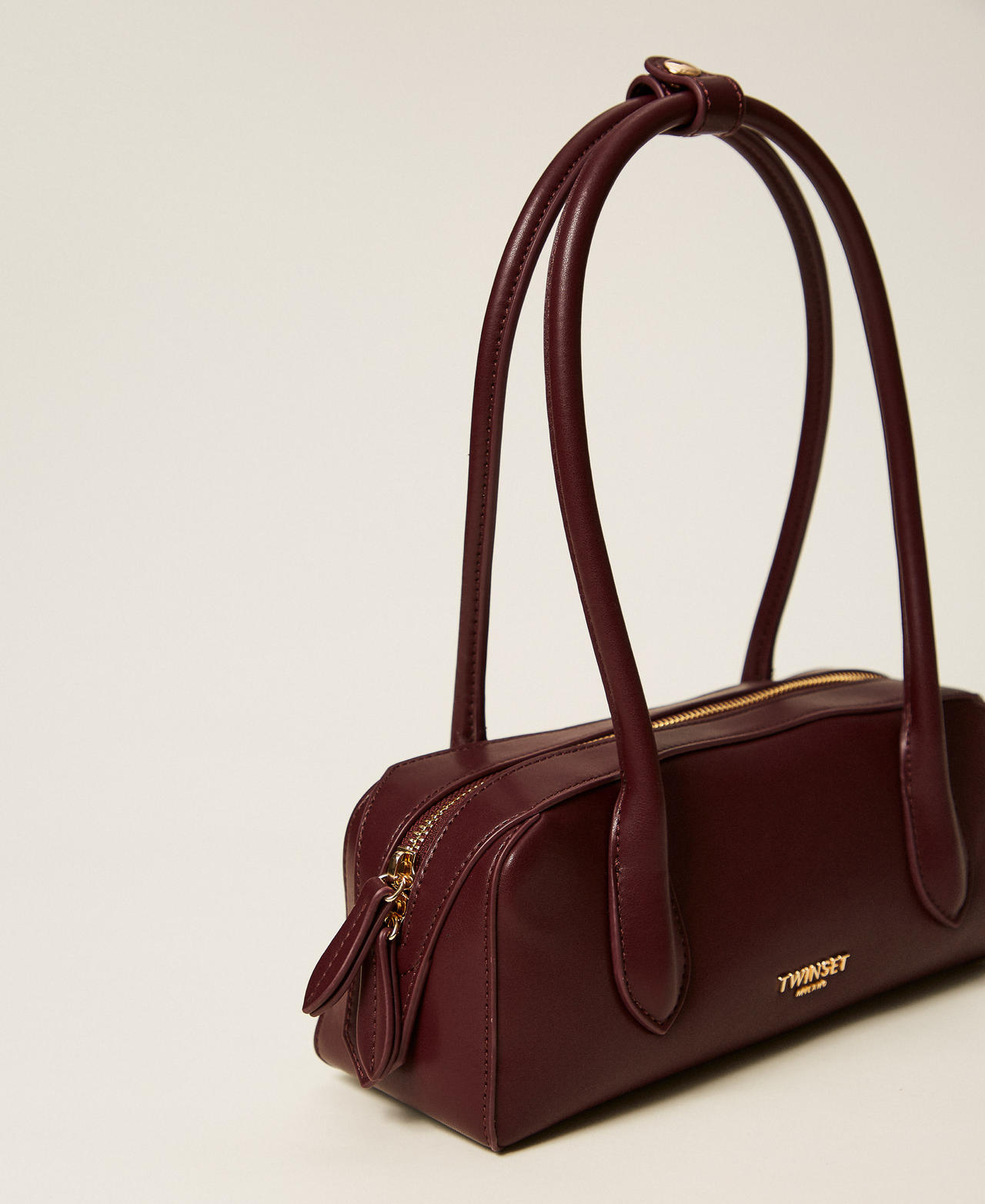 Borsa bauletto con logo Purple Eden Donna 252TD8340_12635_02