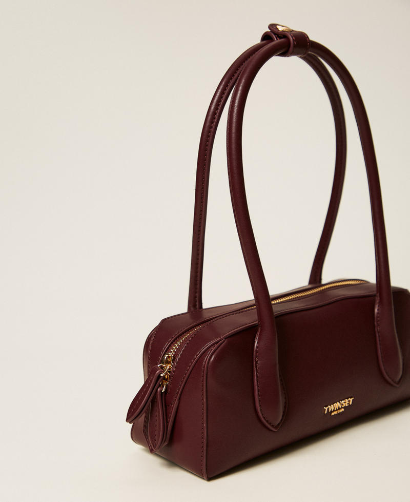 Borsa bauletto con logo Purple Eden Donna 252TD8340_12635_02