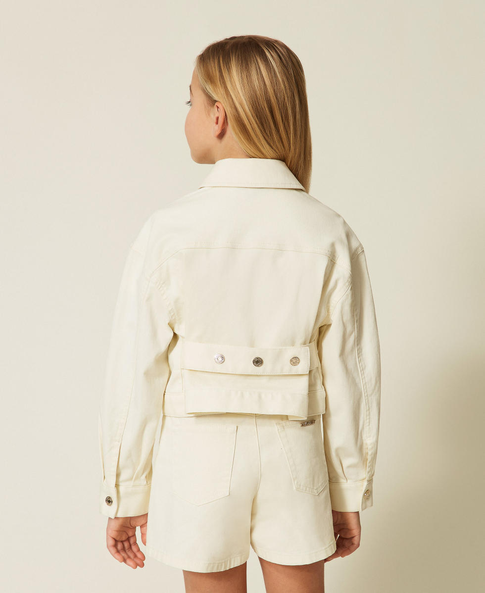 Bull denim jacket with buttons Off White Girl 261GJ2100_00526_03