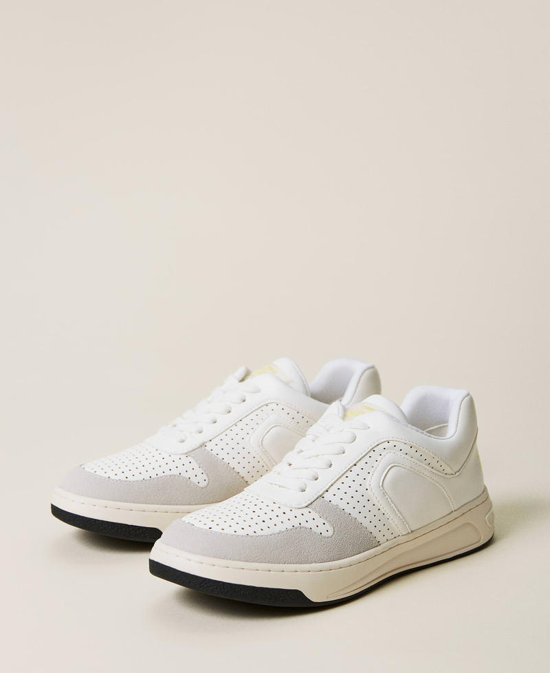 Colour block trainers
