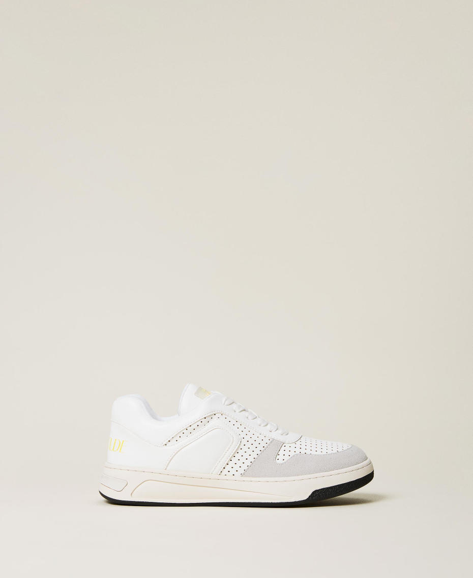 Colour block trainers