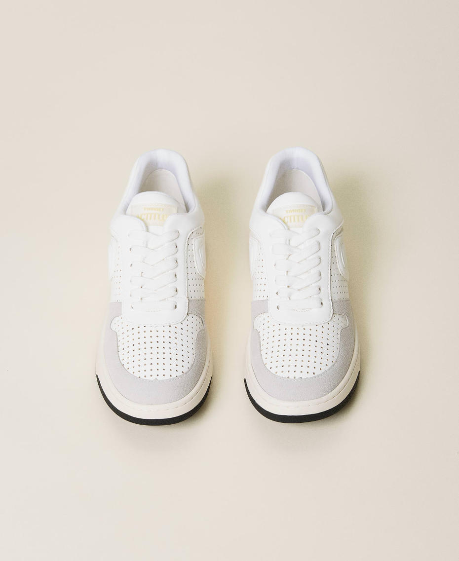 Colour block trainers