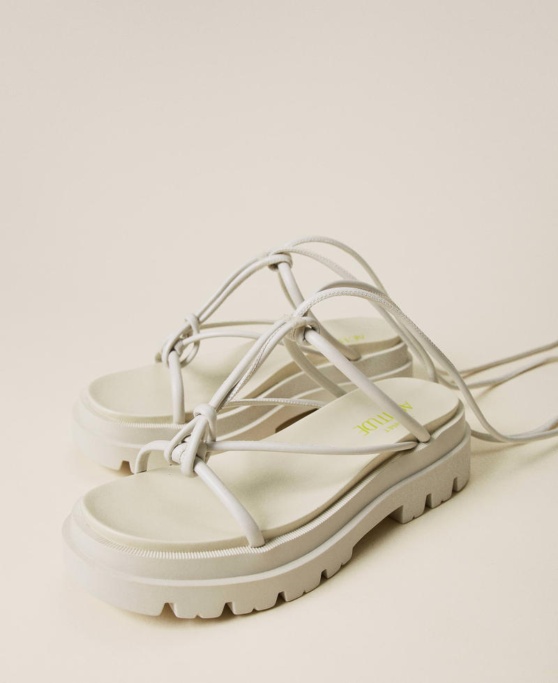 Sandali infradito con lacci Chantilly Donna 221ACT084_00522_01
