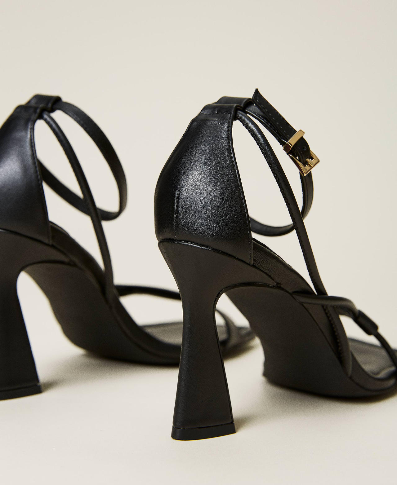 Sandalias Blancas Mujer Verano Sandalias De Tacón Alto Con Punta