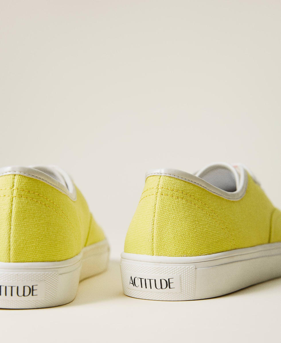 Pastel outlet yellow trainers