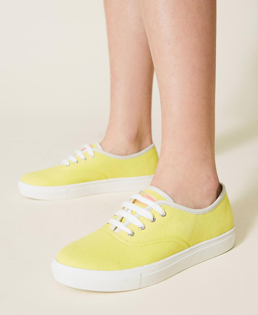 Fabric trainers womens discount