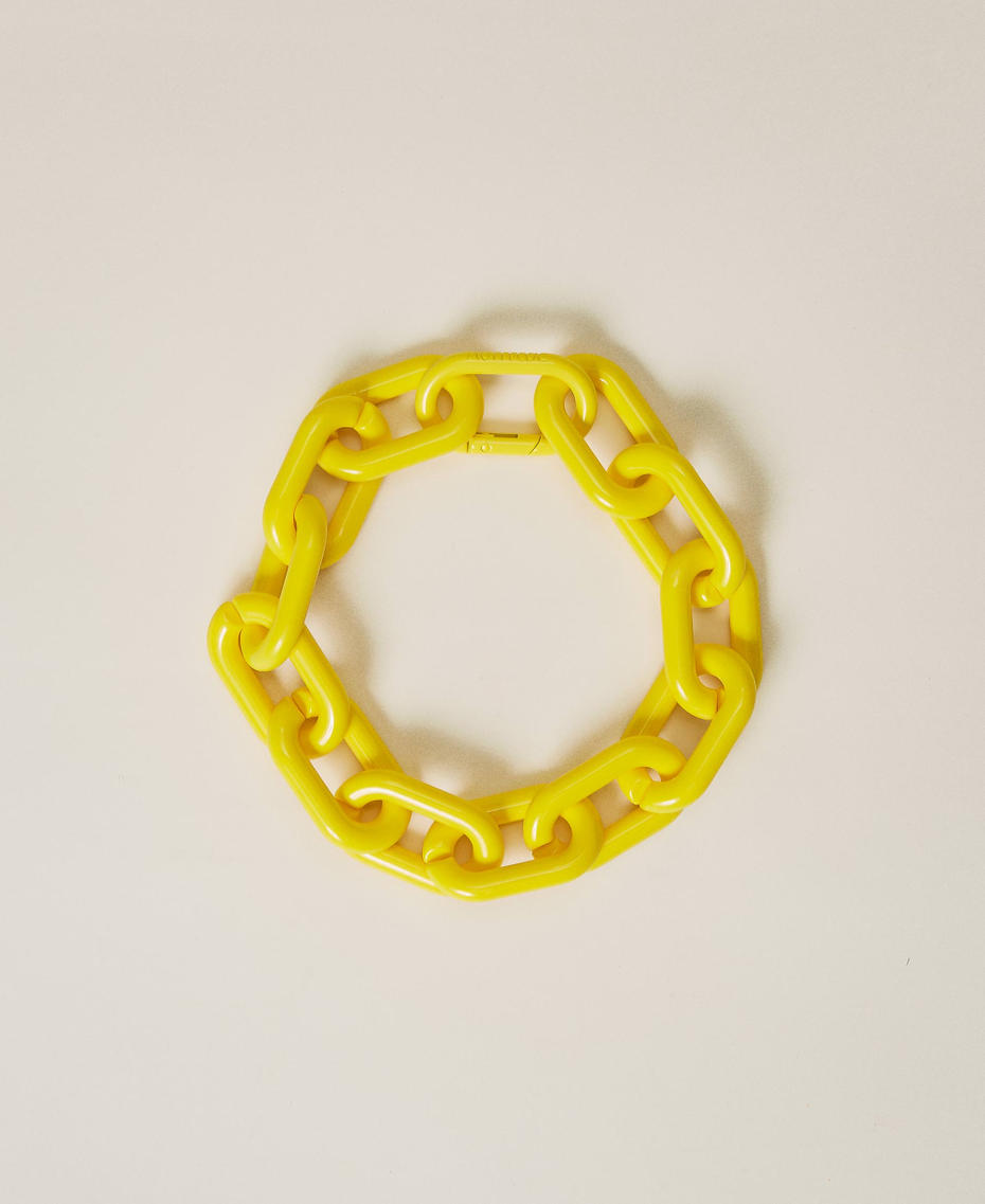Ожерелье с макси-цепочкой Желтый Яркий женщина 221AO5317-01