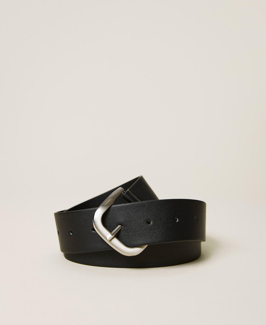 Cintura con fibbia in metallo
