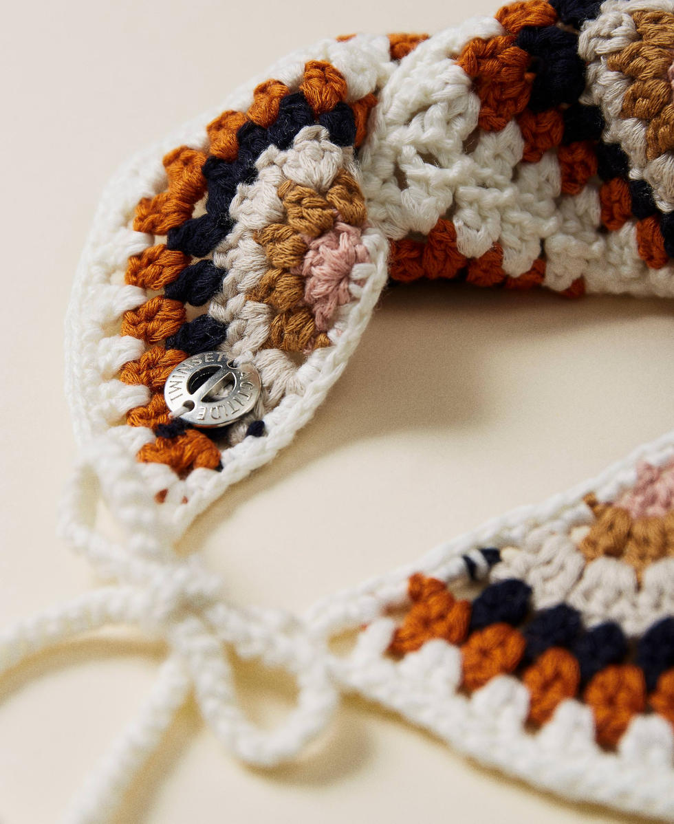 Bandana crochet multicolore