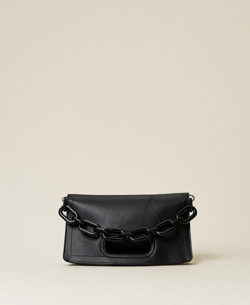 Foldable bag with logo Black Woman 221AO8033-01