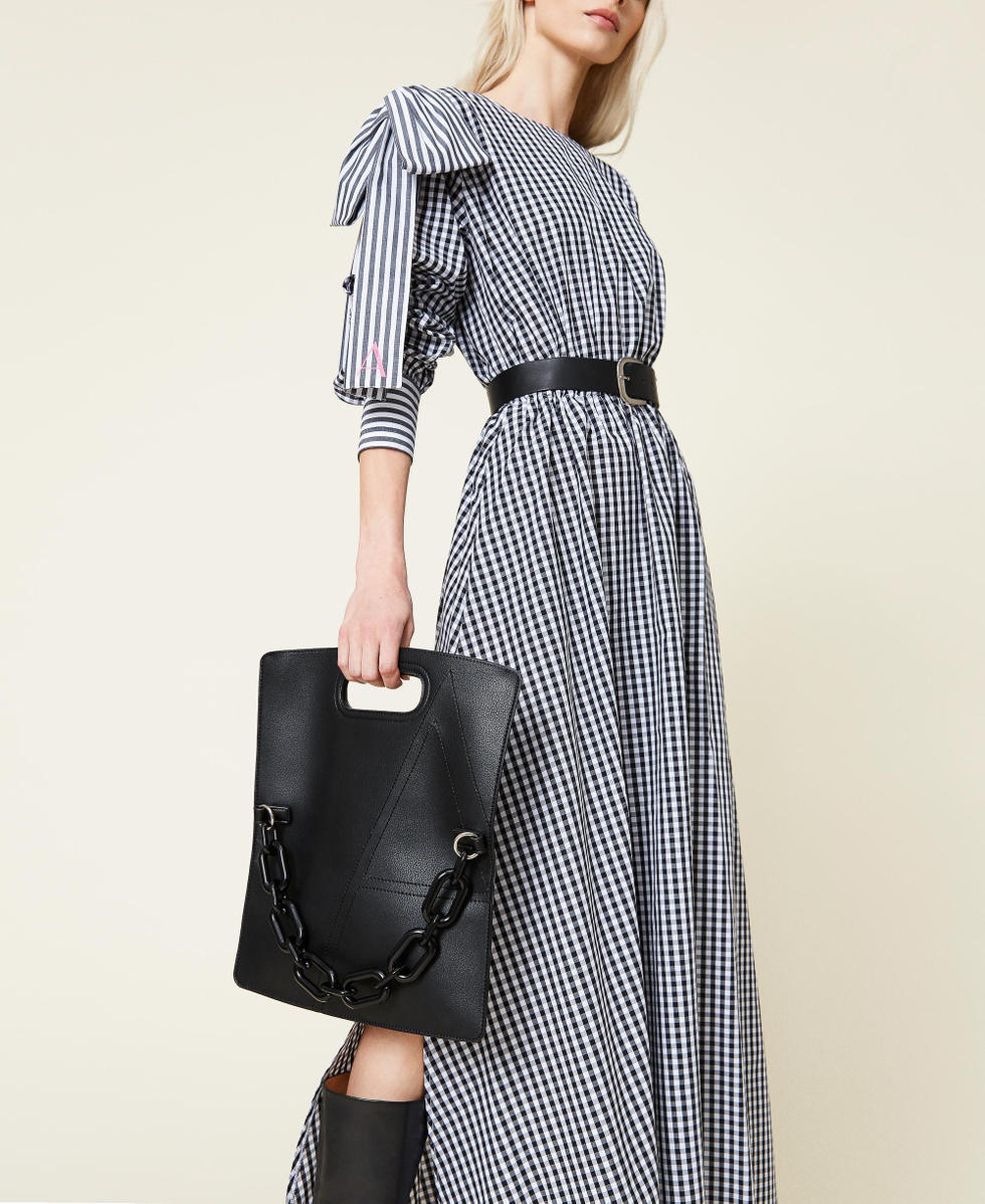 Borsa ripiegabile con logo