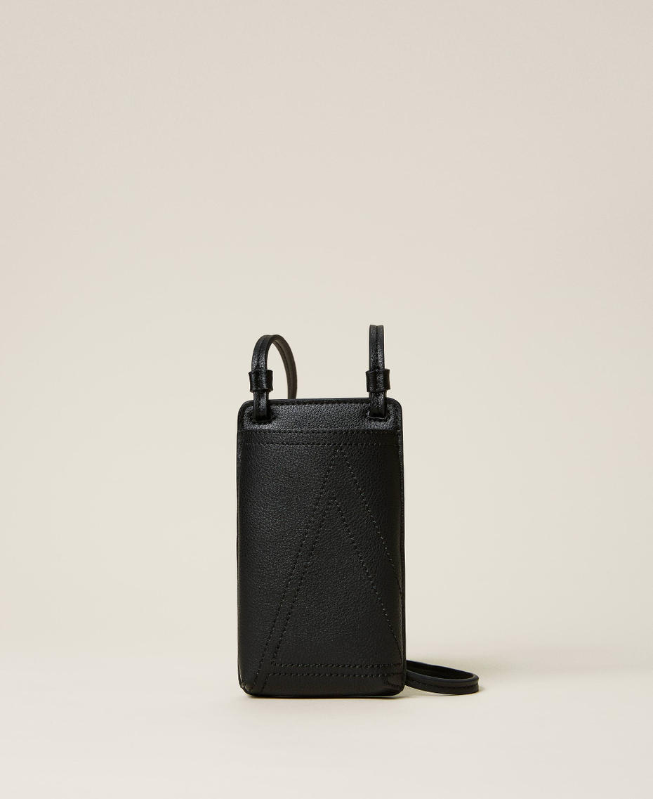 Pochette pour t&eacute;l&eacute;phone portable avec logo brod&eacute;