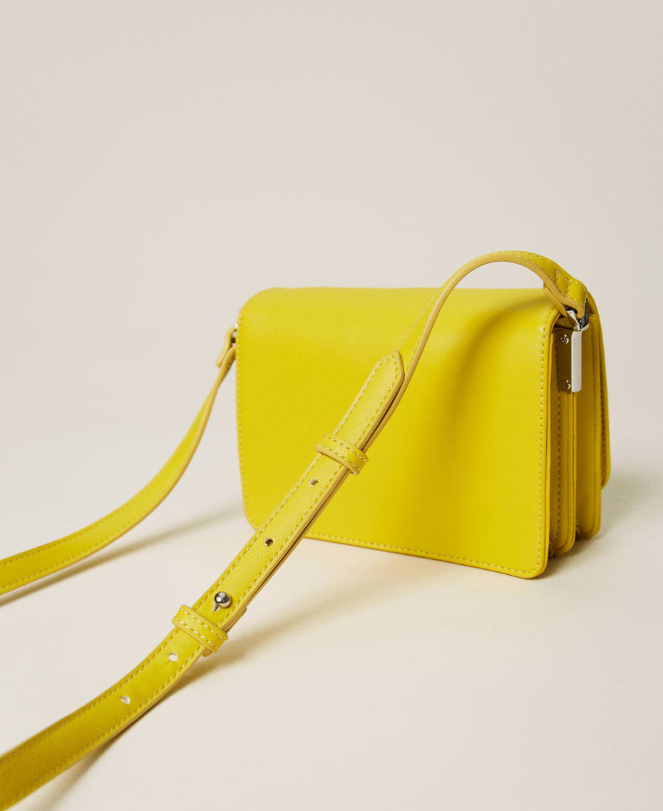 Shoulder bag with logo Vivid Yellow Woman 221AO8062-03