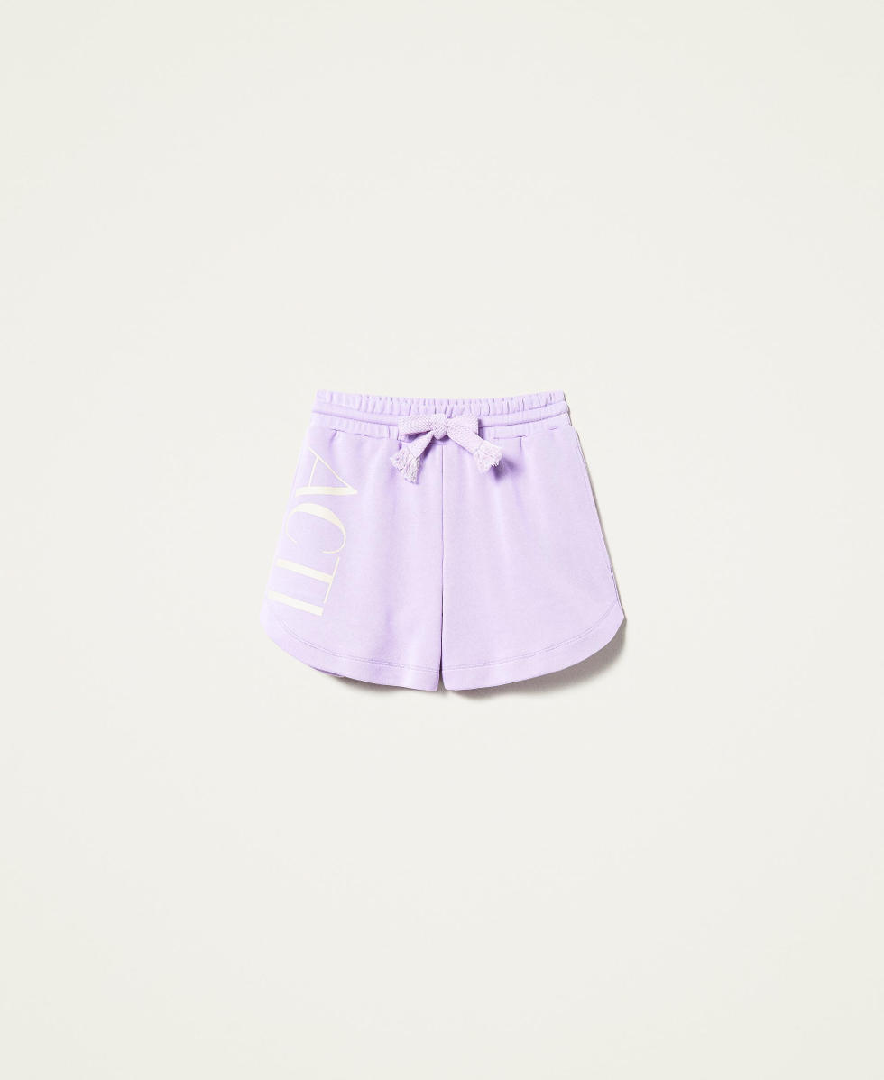 Shorts in felpa con logo