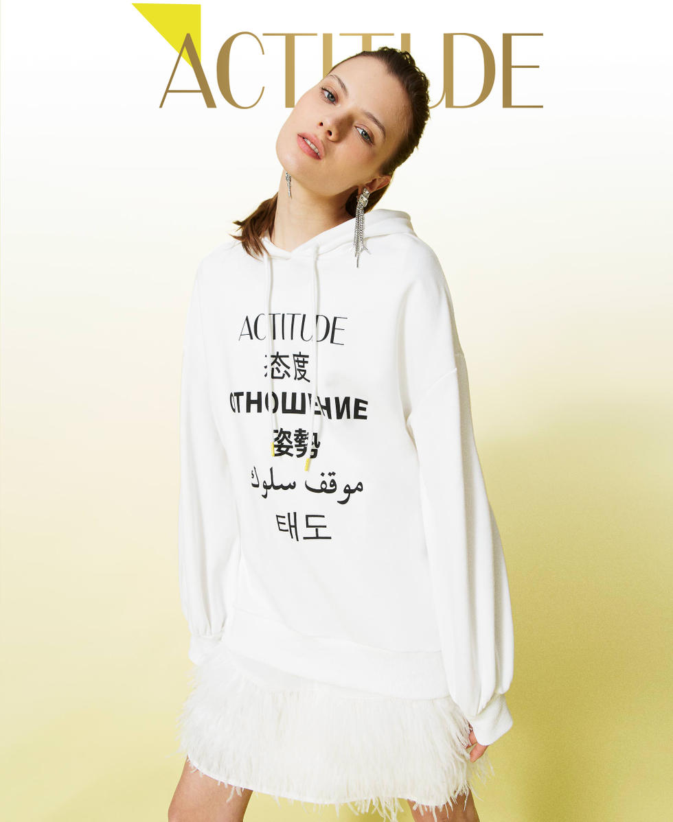 Sweat off white femme outlet
