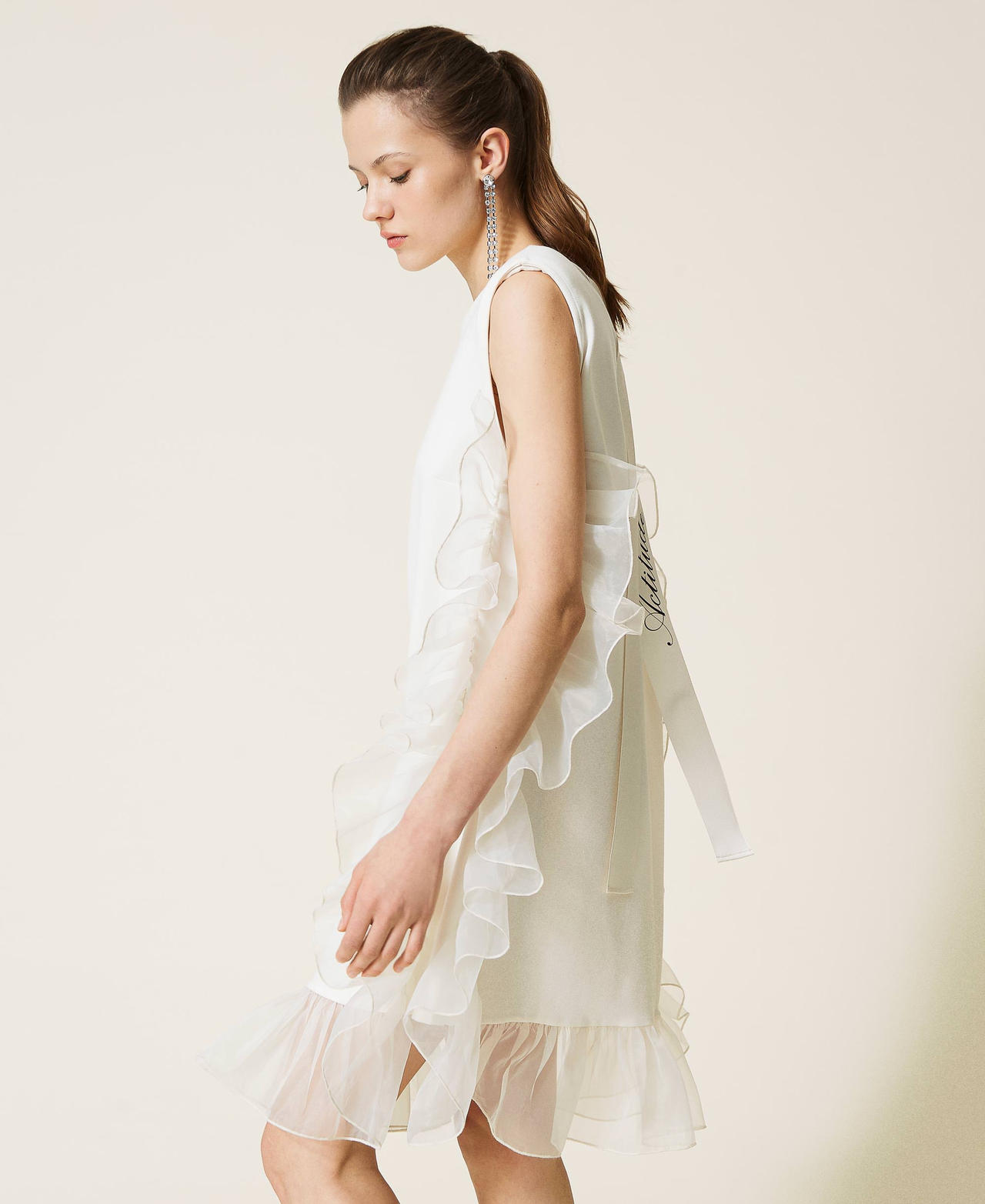 Short dress with frills online