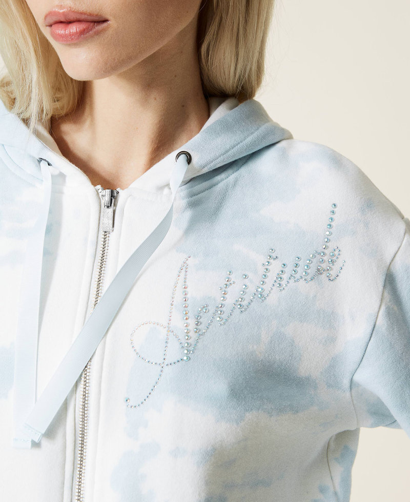 Sudadera boxy con cremallera