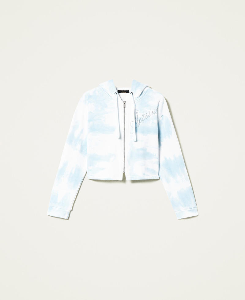 Sudadera boxy con cremallera