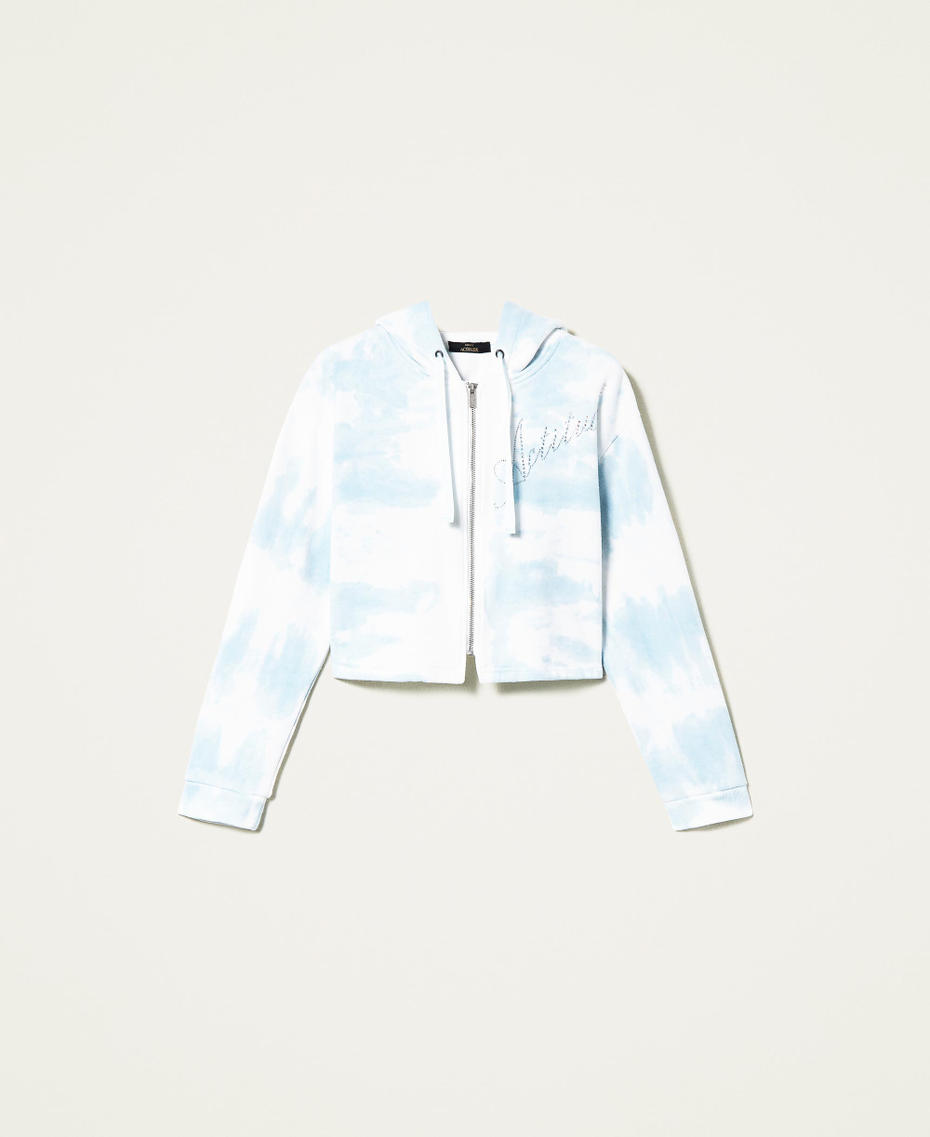 Sudadera boxy con cremallera