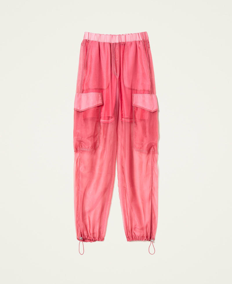Organza cargo trousers Vivid Yellow Nuances Woman 221AT2152-0S