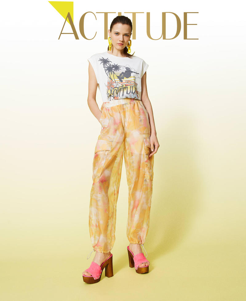 Cargohose aus Organza