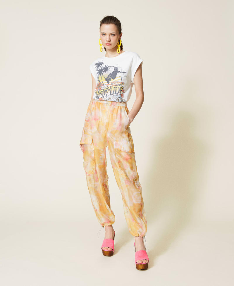 Cargohose aus Organza