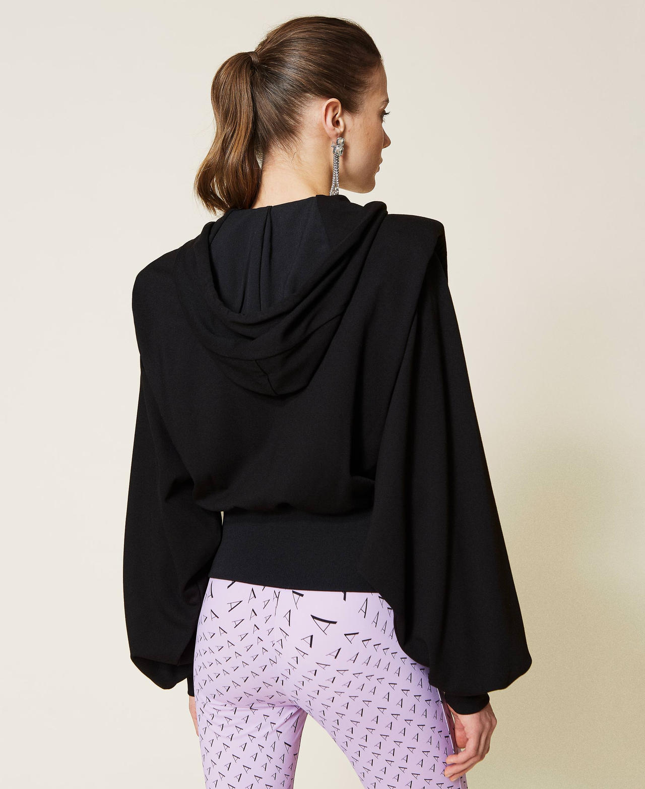 Hoodie with shoulder hotsell pads