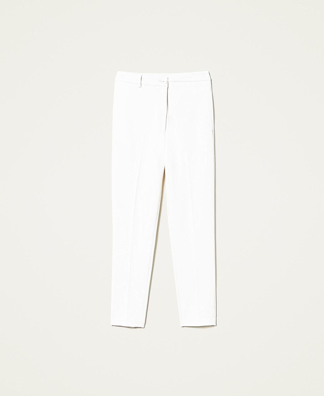 Pantaloni con chiusura asimmetrica