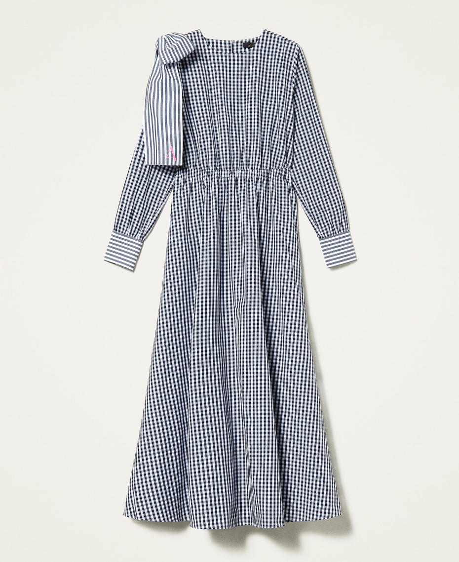 Long gingham dress