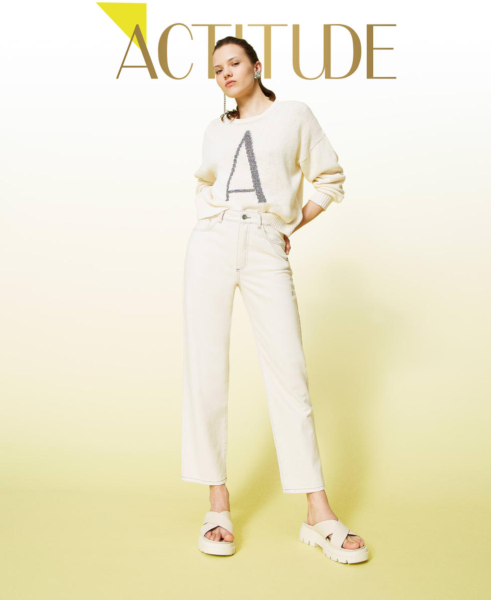 Trousers with organic cotton