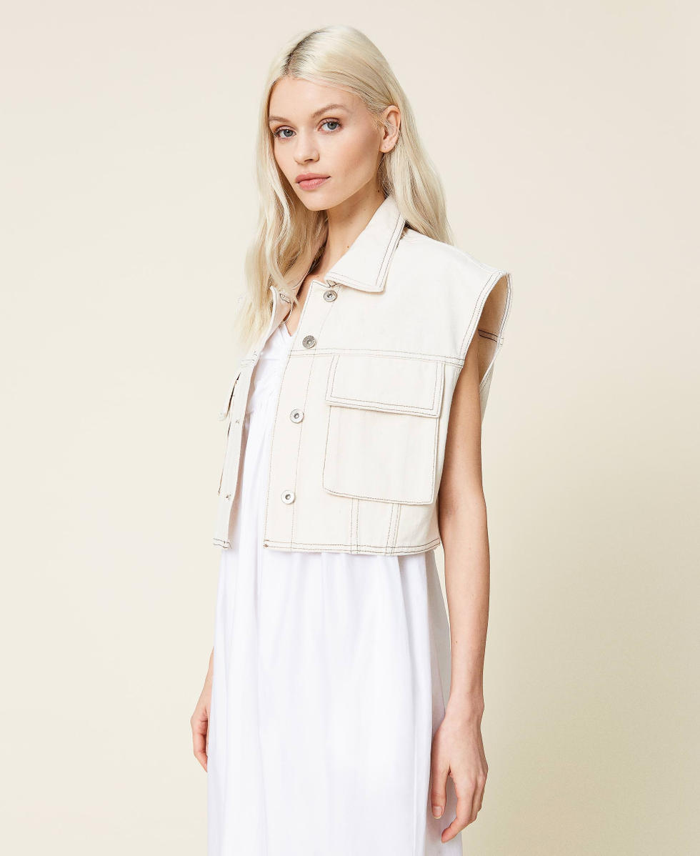 Organic cotton waistcoat