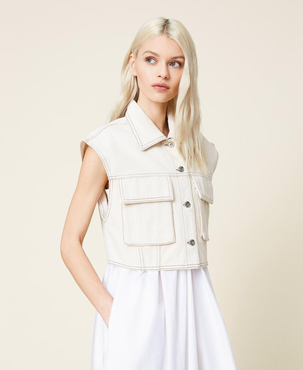 Organic cotton waistcoat