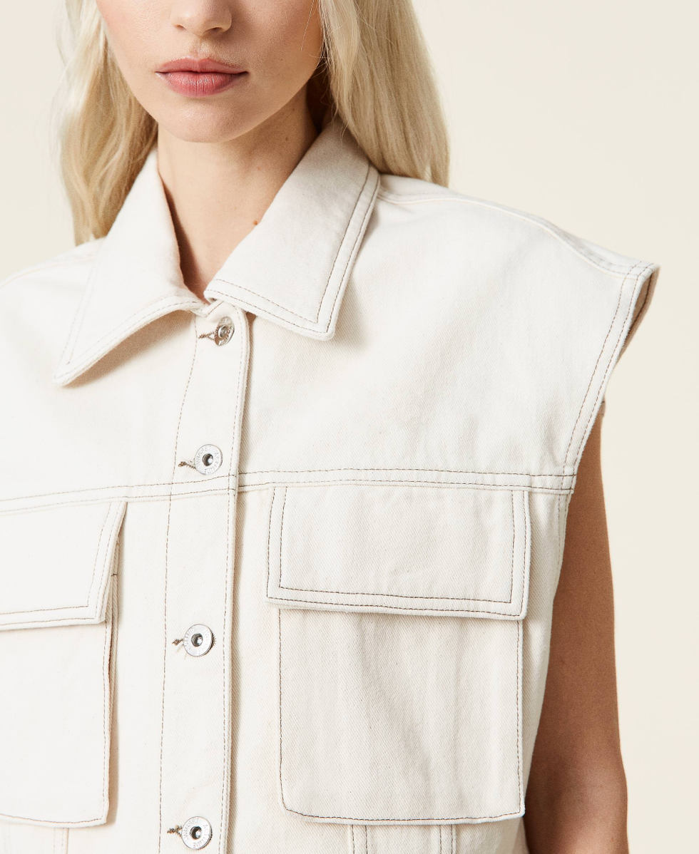 Organic cotton waistcoat
