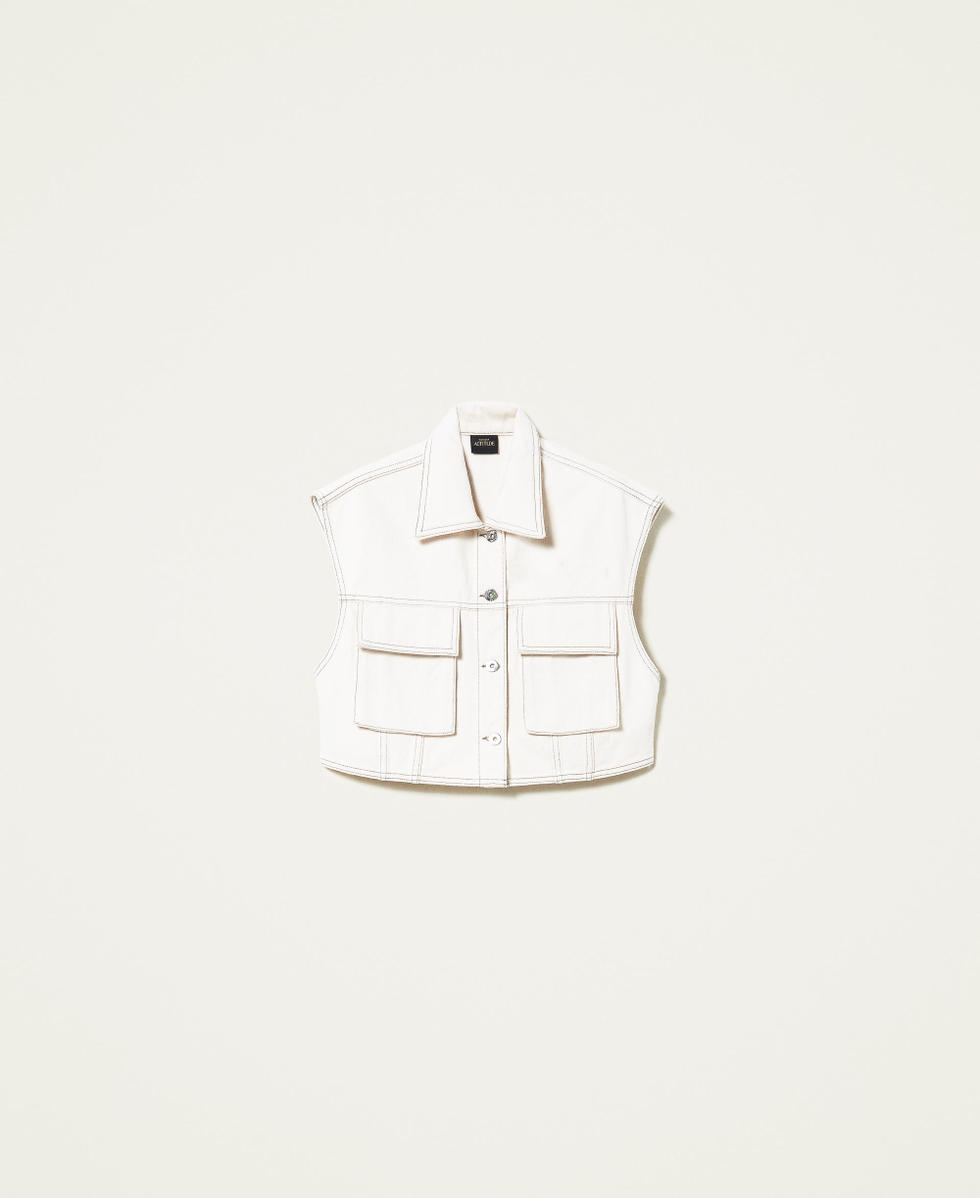 Organic cotton waistcoat