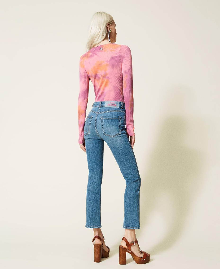 Jeans flare cinque tasche