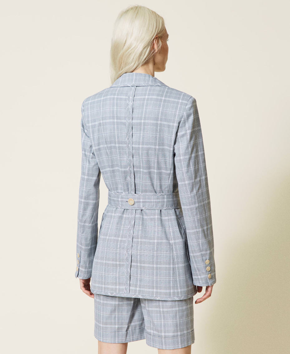 Glen plaid blazer