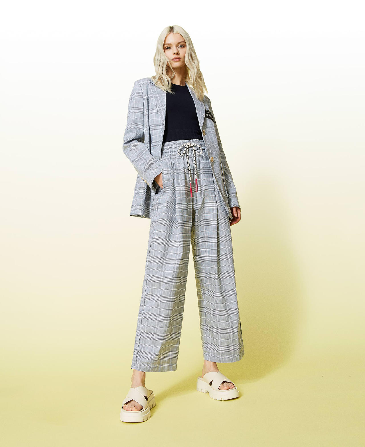 Giacca blazer in Principe di Galles