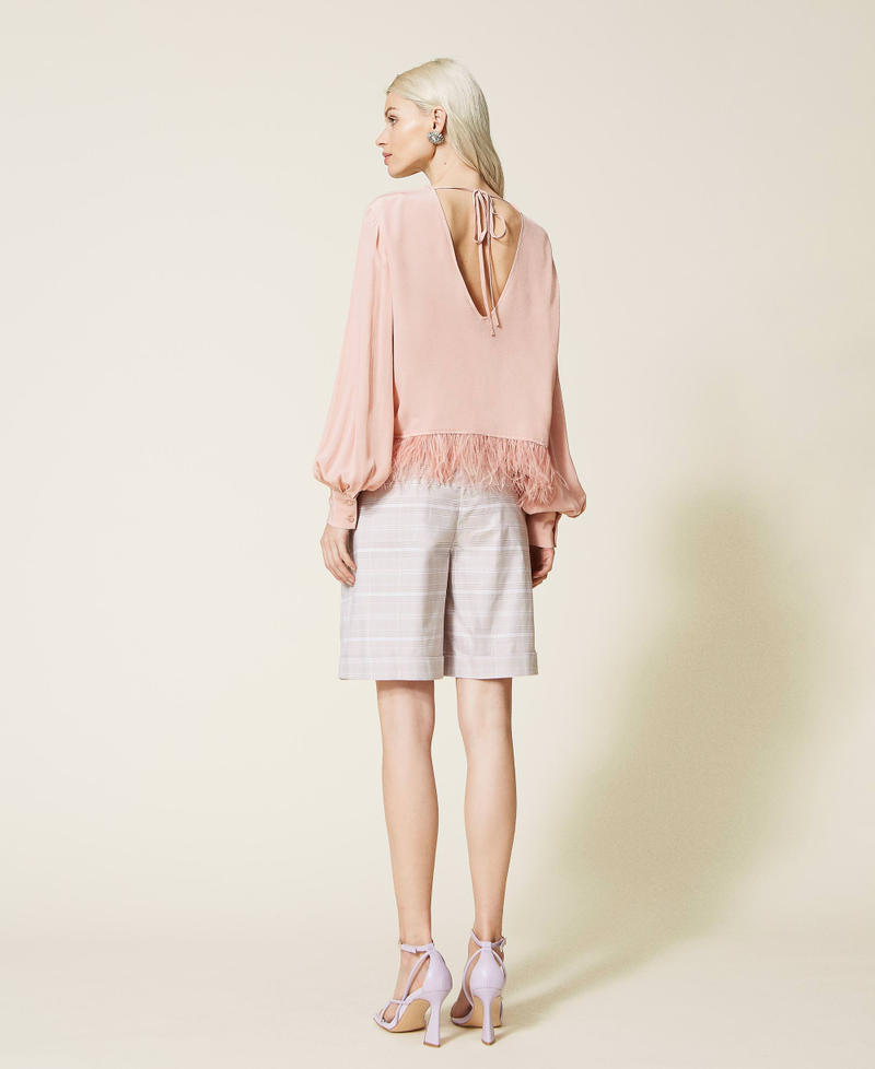 Glen plaid Bermuda shorts