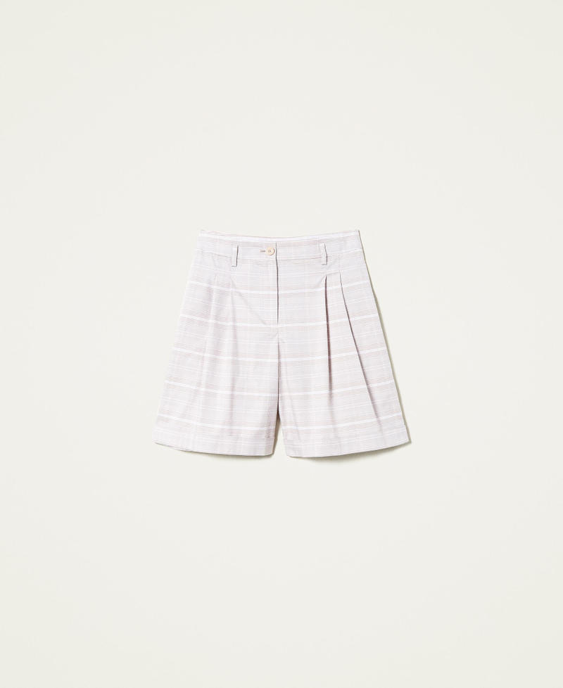 Glen plaid Bermuda shorts