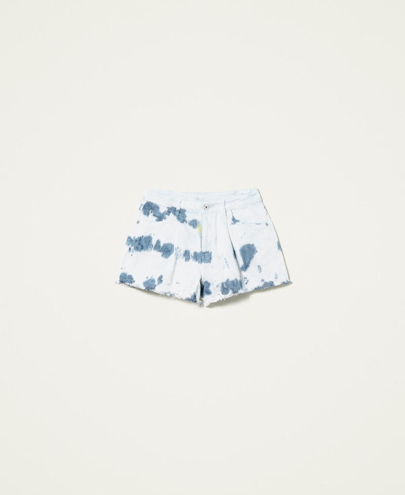 Shorts de bull tie-dye