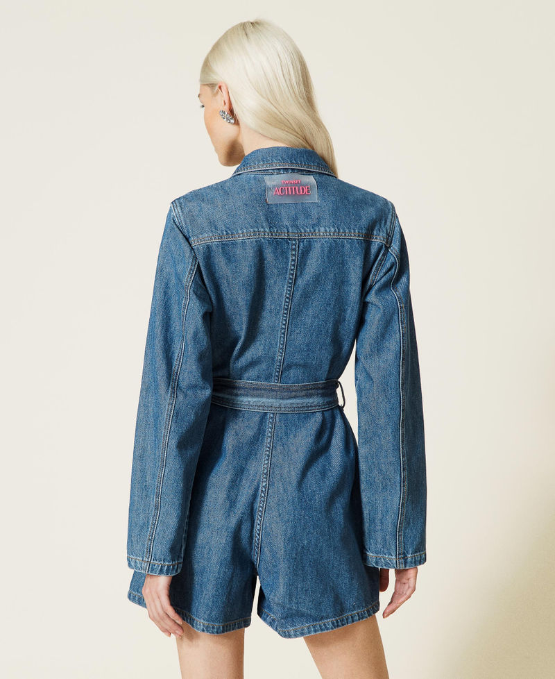 Tuta corta jeans new arrivals