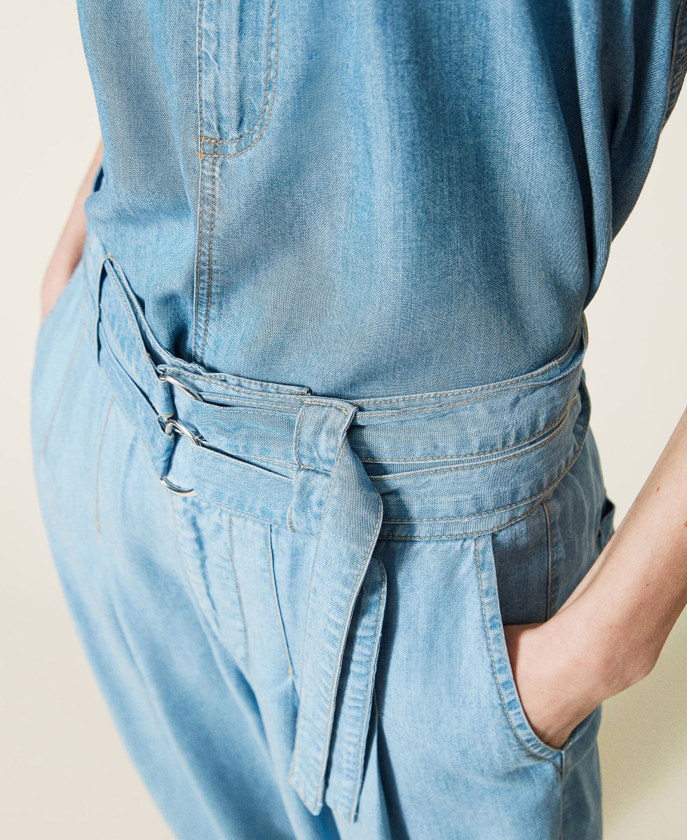 Pantaloni in jeans fluido