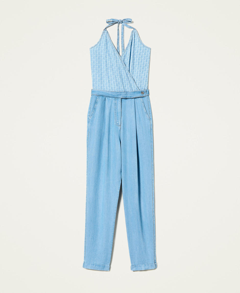 Combinaison jean fluide femme shop