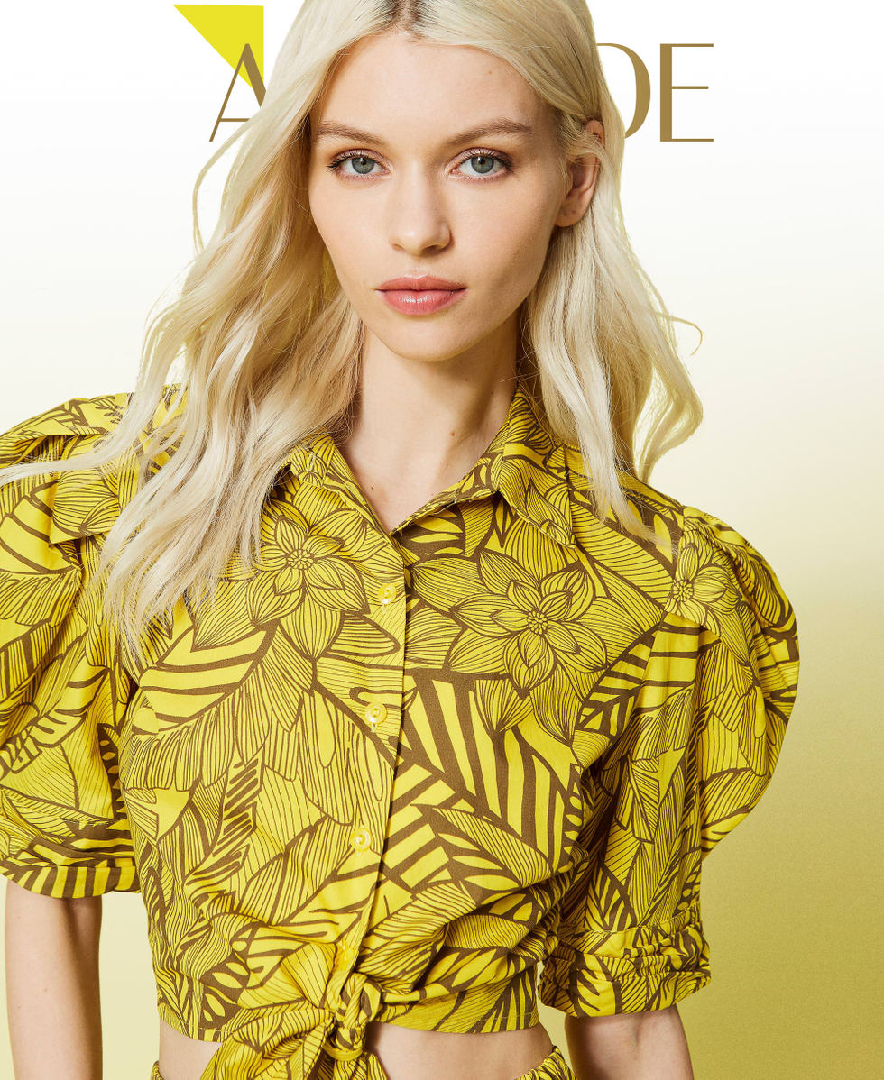 Blusas en popelina estampada sale