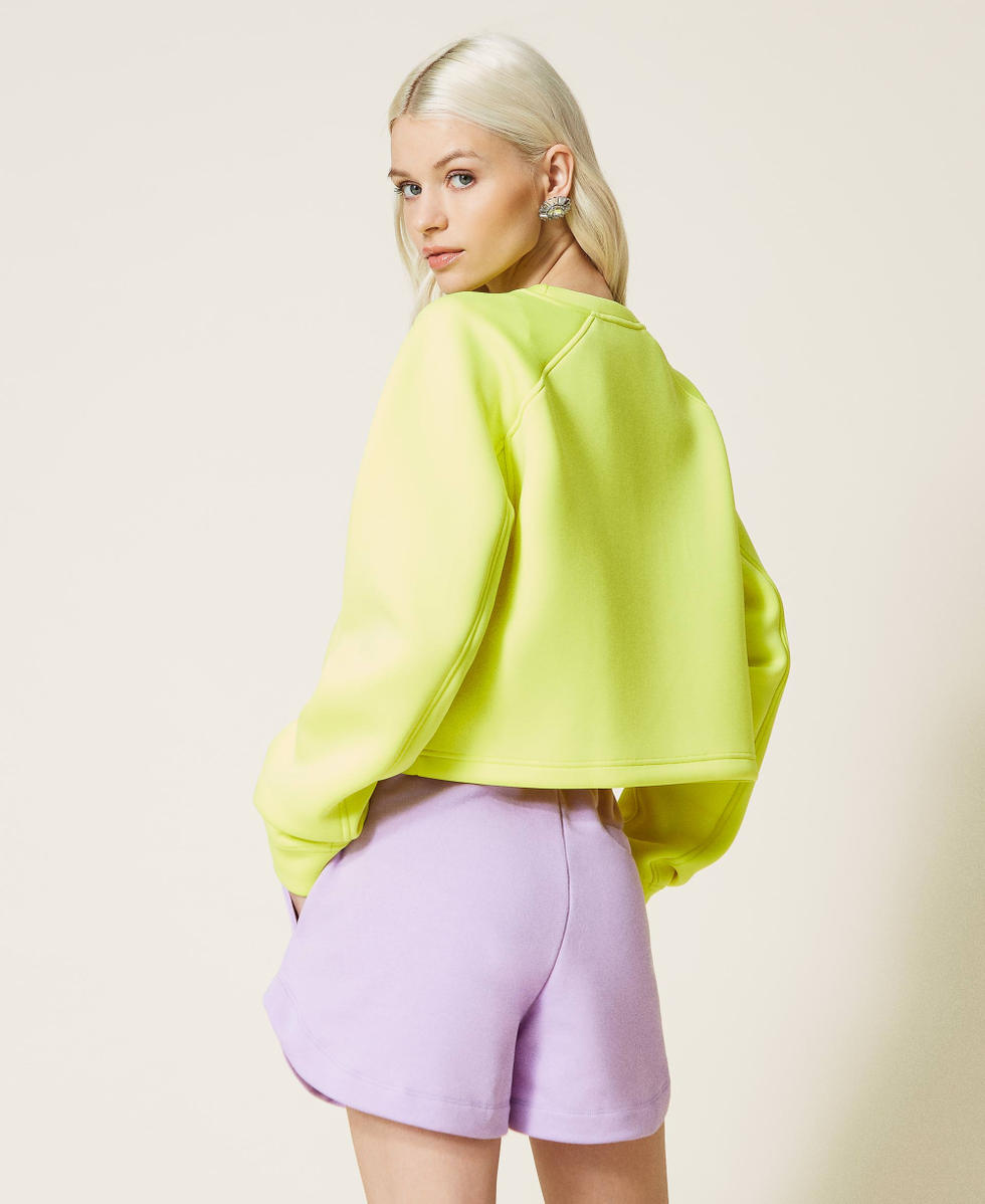 Felpa giallo fluo h&m shop