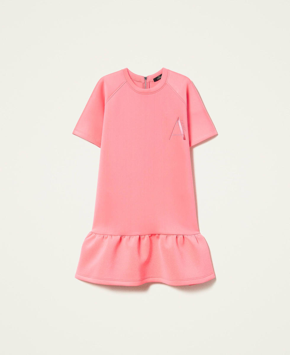 Scuba Fabric dress with logo
