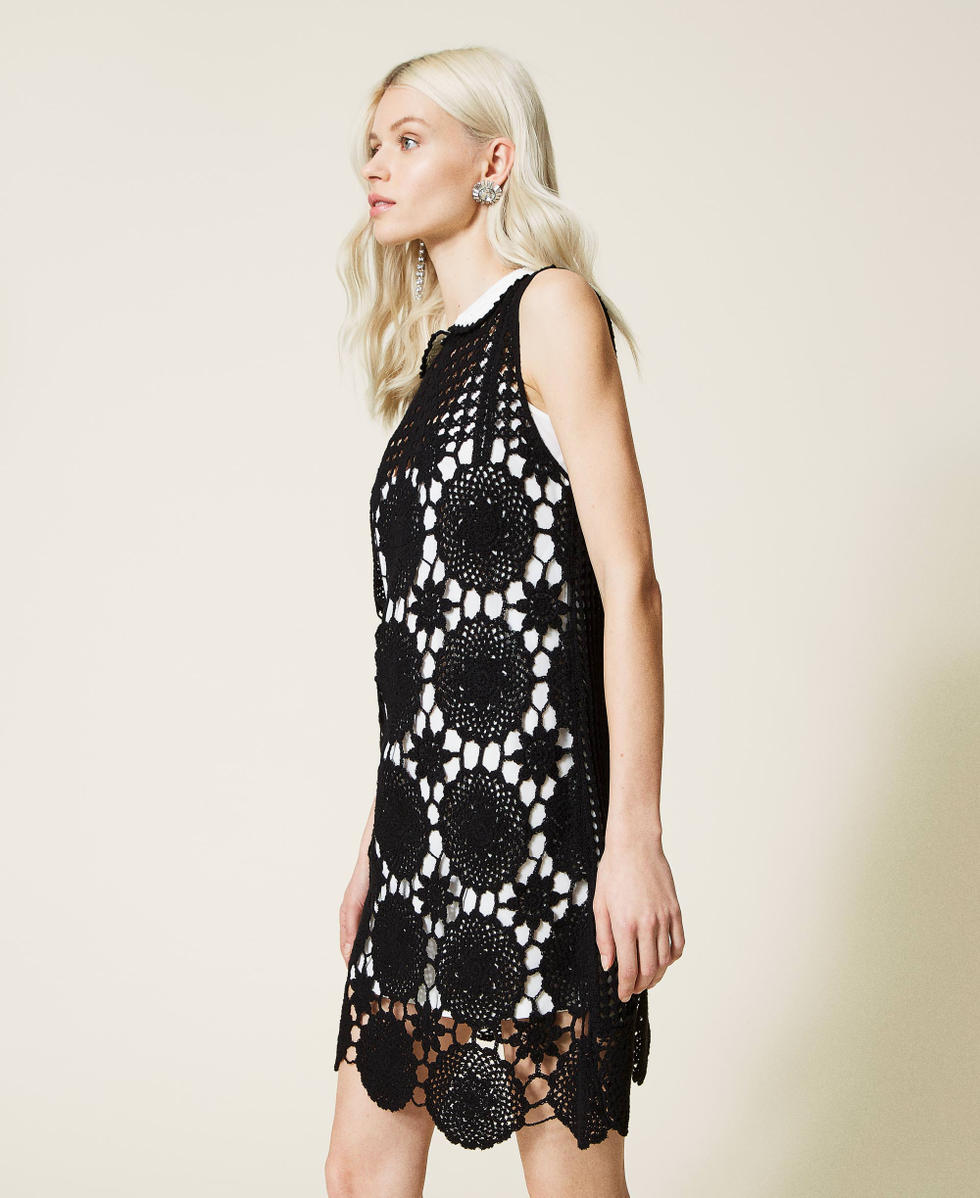 Short crochet dress