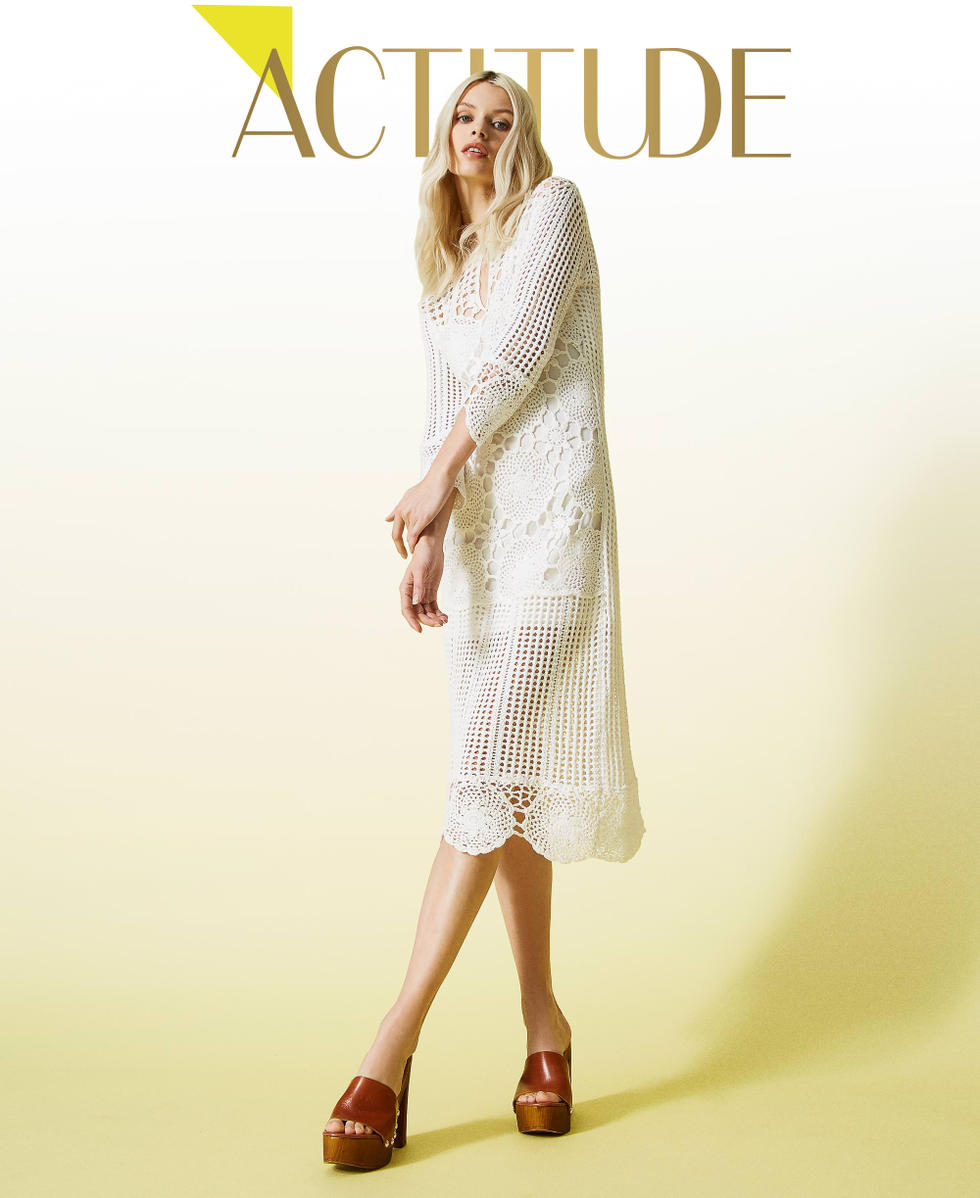 Abito in maglia twin set discount
