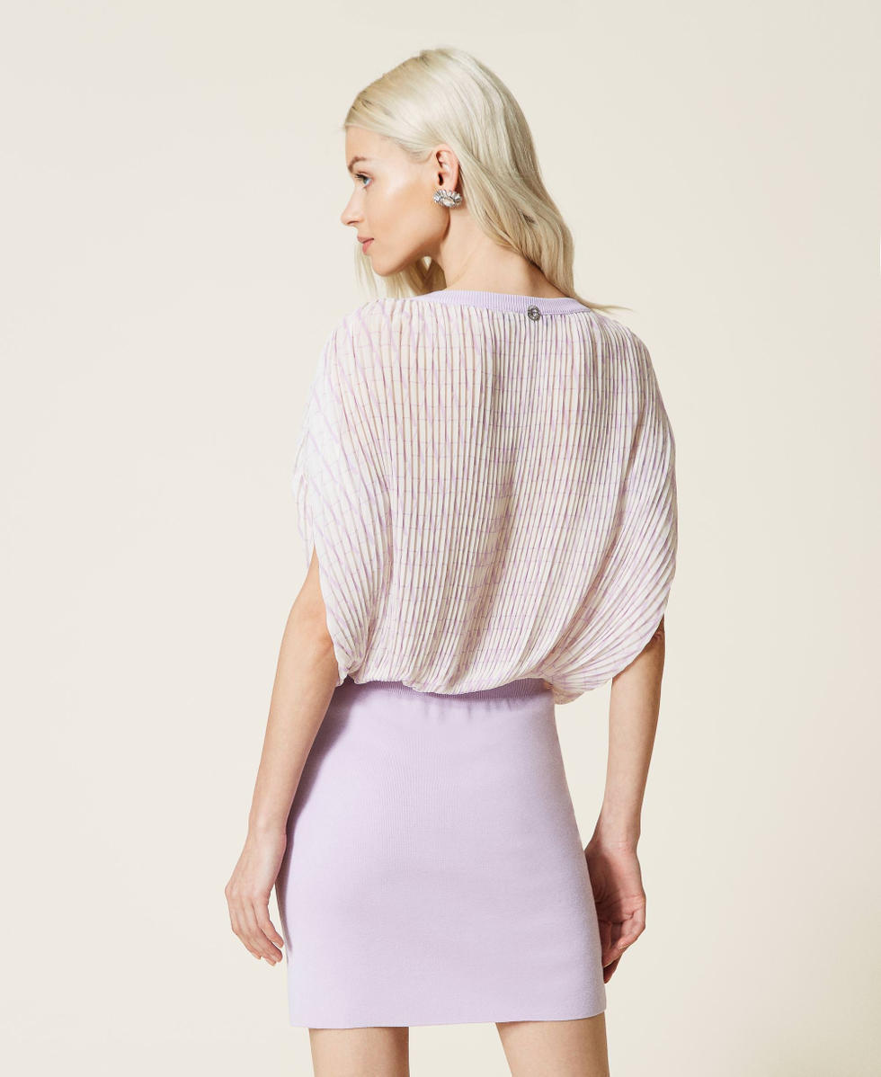 Robe en maille avec jupe fourreau