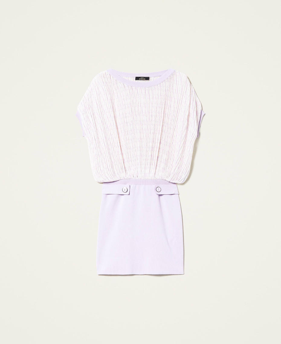 Vestido de punto con falda de tubo